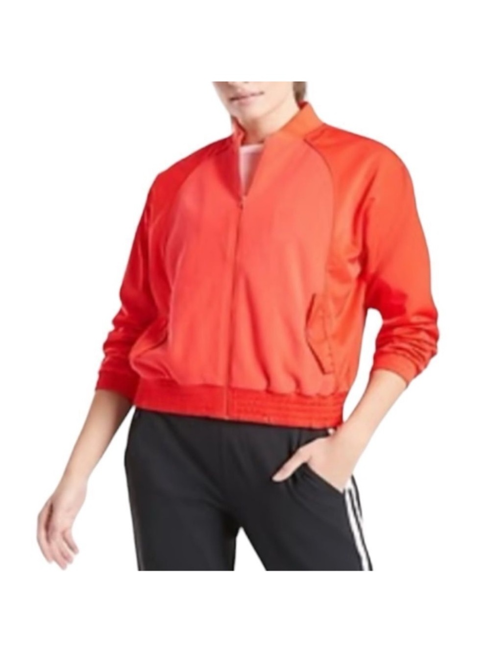 ATHLETA Zion Microfleece Full Zip Jacket L